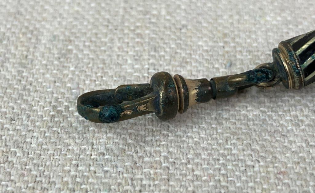 Late 19th Century Hair Mourning Jewelry and Memorial Fob - 5