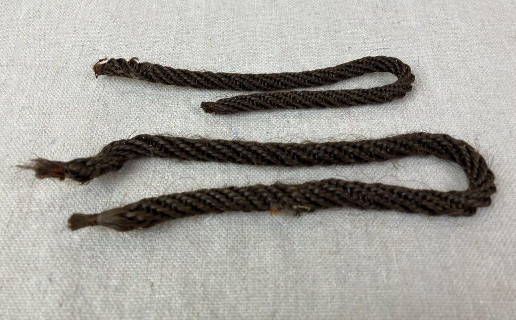 Late 19th Century Hair Mourning Jewelry and Memorial Fob - 6