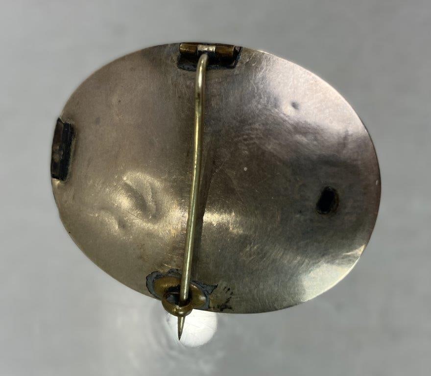 19th Century Mourning Brooch - 3