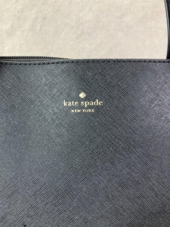 Kate Spade New York Black Glitter Court Penny Tote Bag - 2