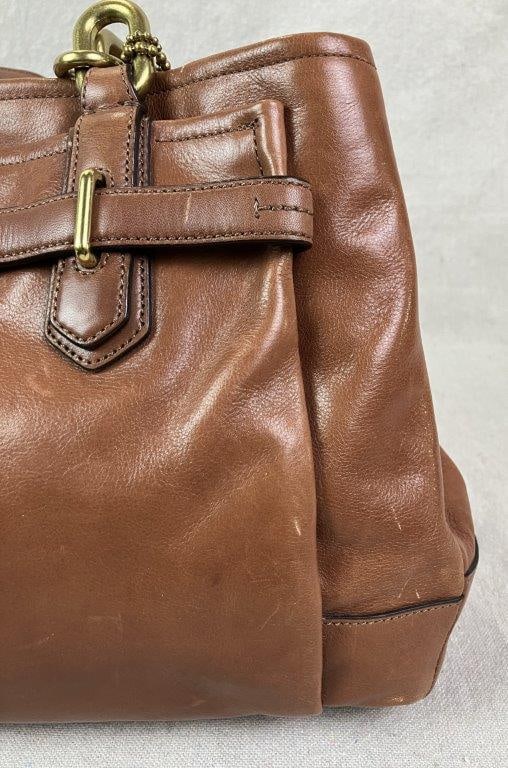 Coach Chelsea Jayden Brown Leather Shoulder Bag - 11