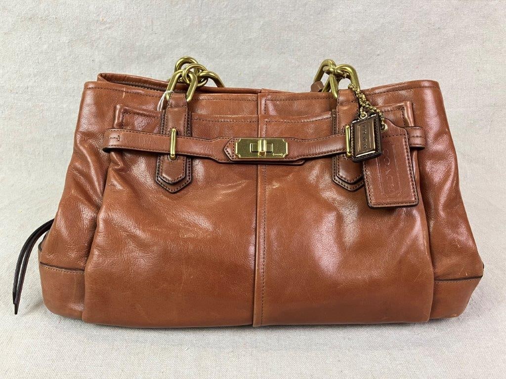 Coach Chelsea Jayden Brown Leather Shoulder Bag (1 of 17)