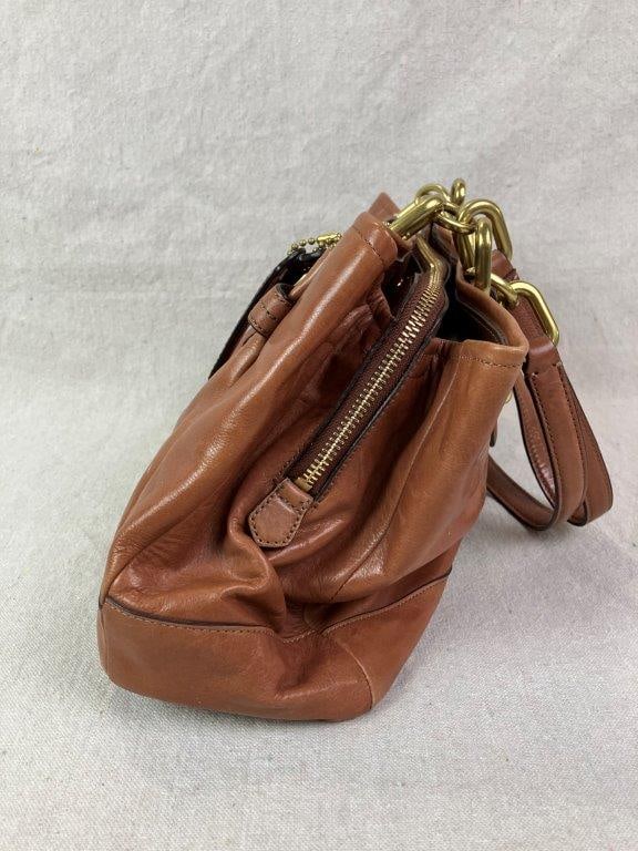 Coach Chelsea Jayden Brown Leather Shoulder Bag - 4