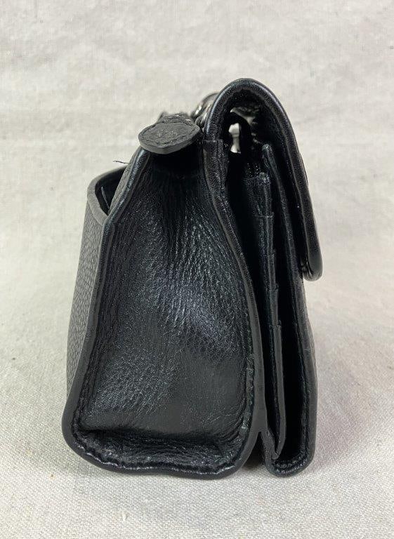 Brighton Black Leather Crossbody Bag or Wallet - 5