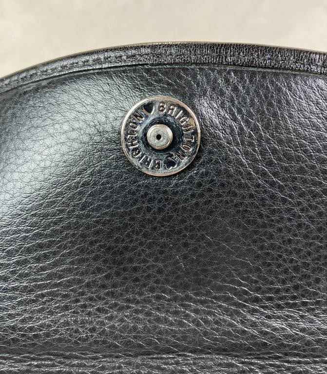 Brighton Black Leather Crossbody Bag or Wallet - 8