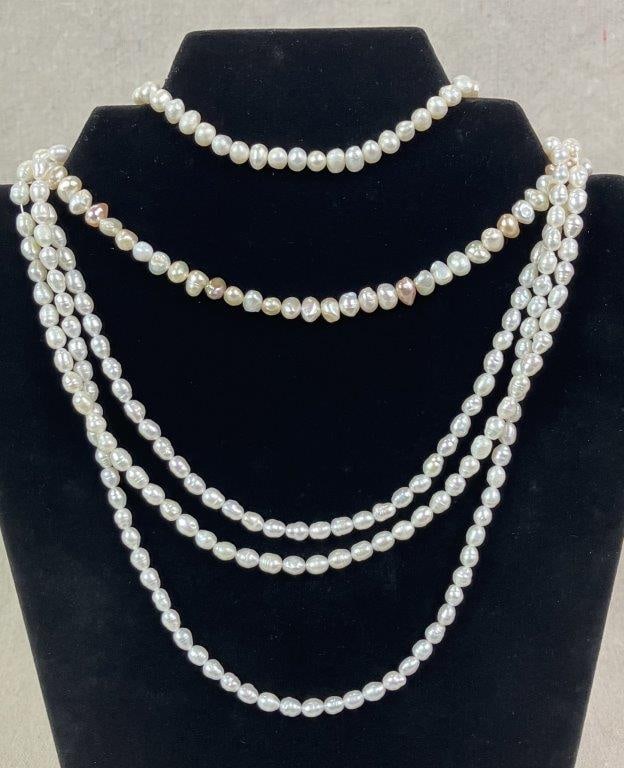 Five Strands of Freshwater Pearls - 2