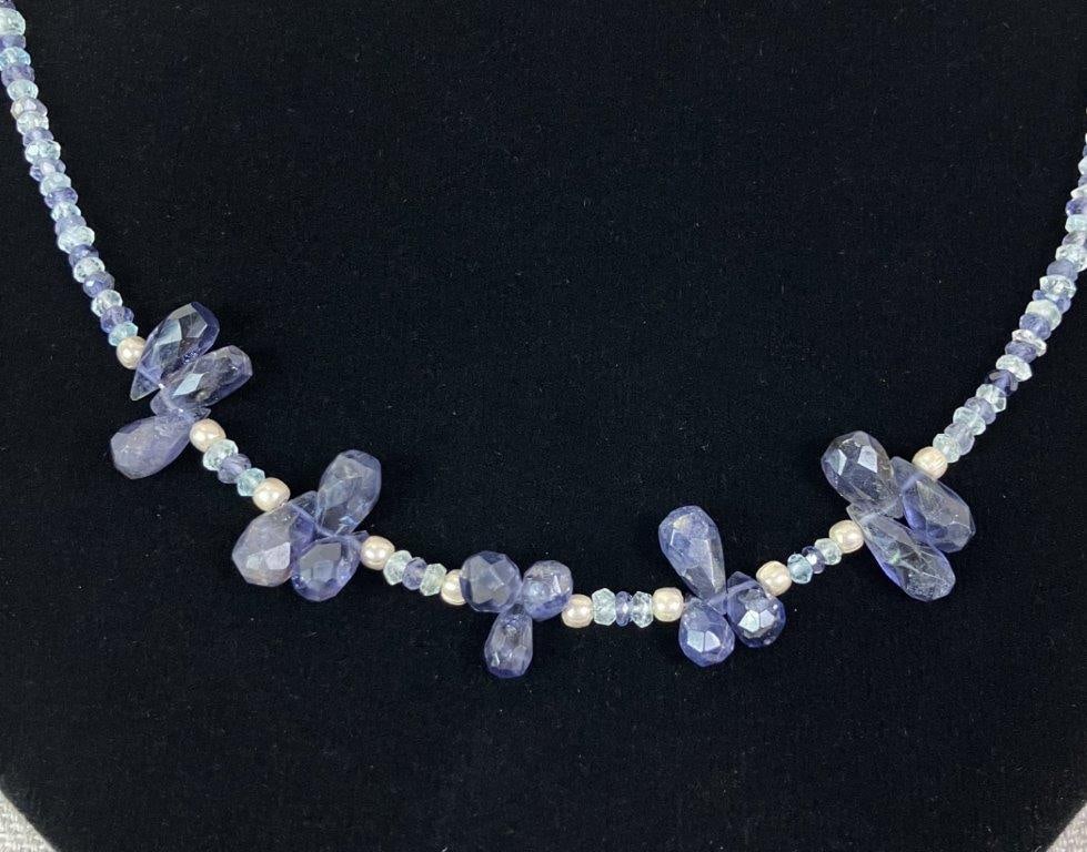 Amethyst Chip Bead Necklace - 2