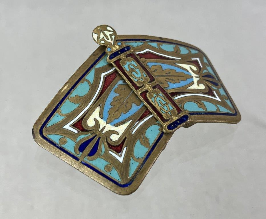 Late 19th Century Art Nouveau Women's Belt Buckle - 2