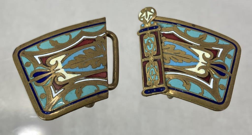 Late 19th Century Art Nouveau Women's Belt Buckle - 3