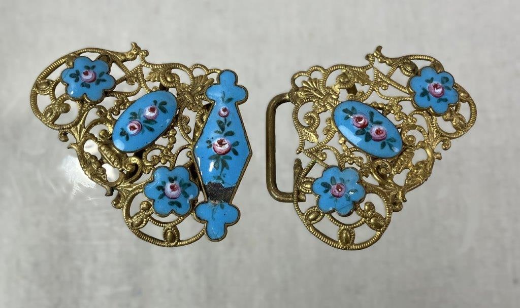 Late 19th Century Women’s Brass Belt Buckle - 3