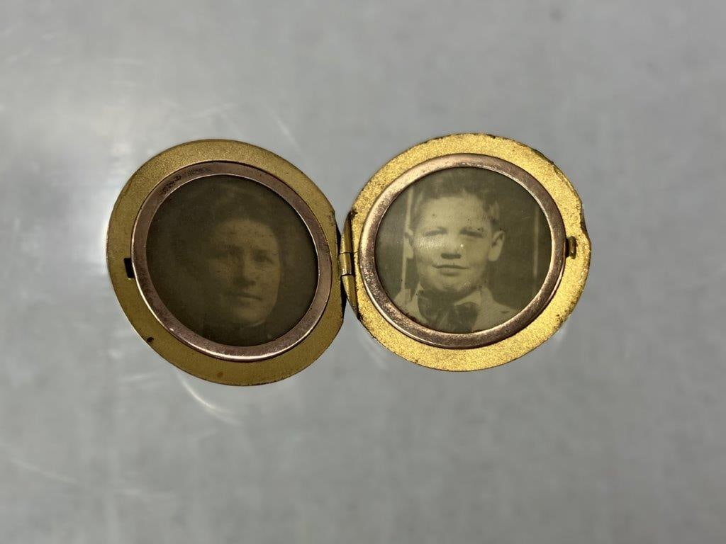 Goldtone Locket and Bangle Bracelet - 4