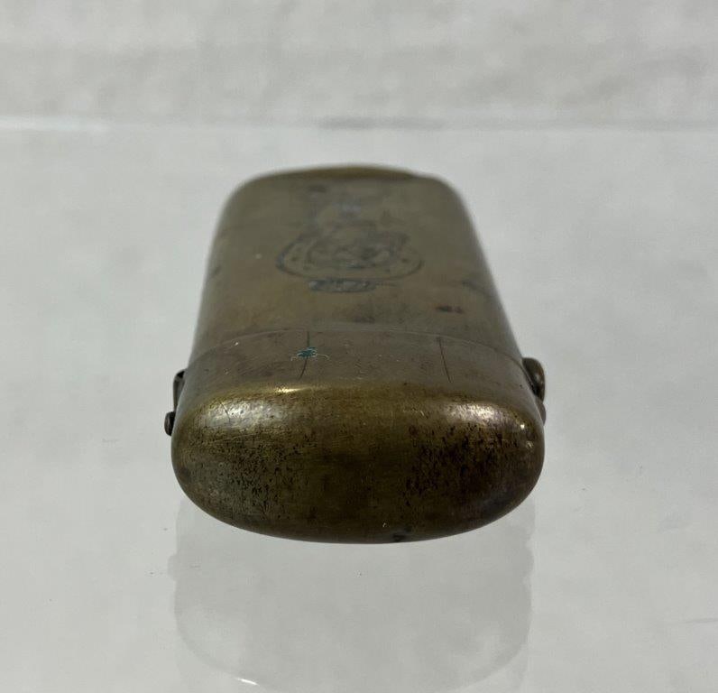 Antique Equestrian Horse Motif Match Safe - 7