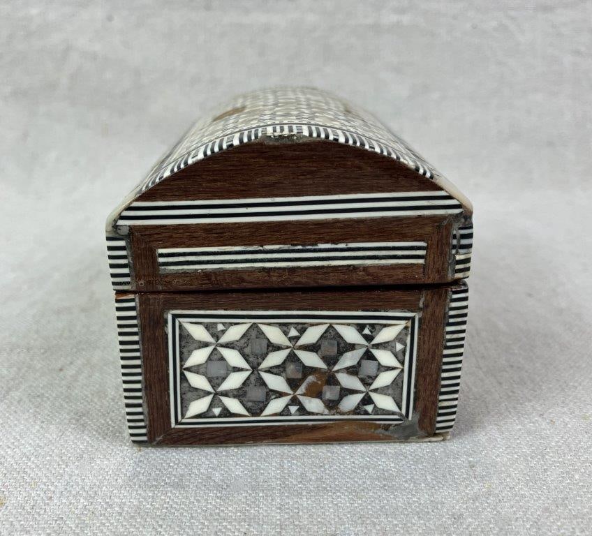 Mother-of-Pearl Inlay Middle Eastern Trinket Box - 4