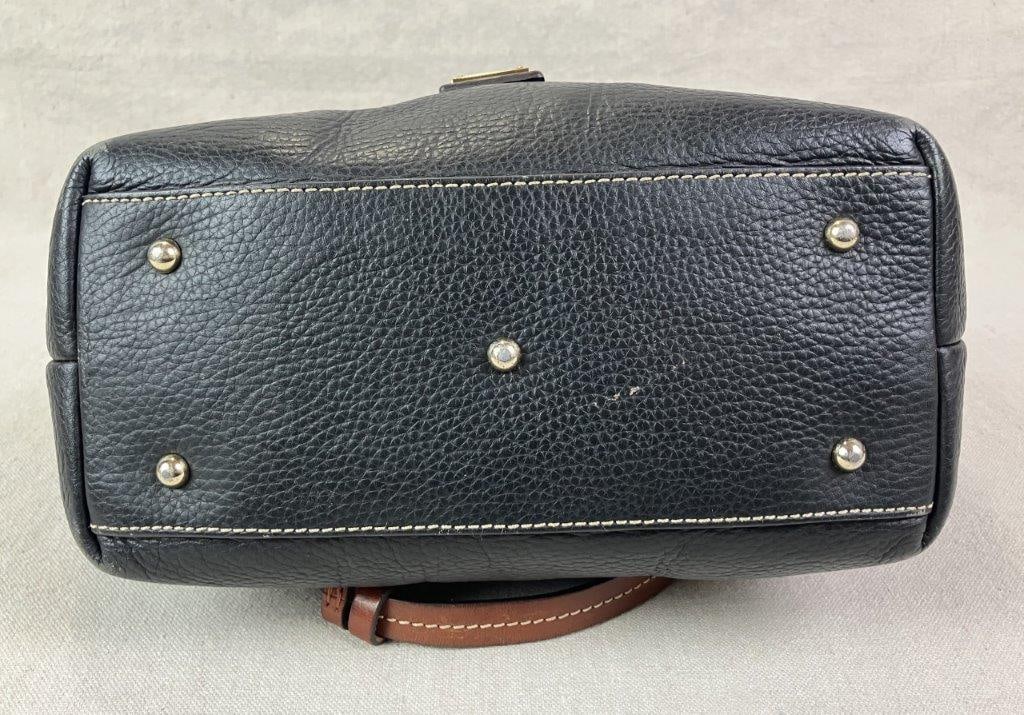 Dooney & Bourke Lexington Black Leather Shoulder Bag - 11