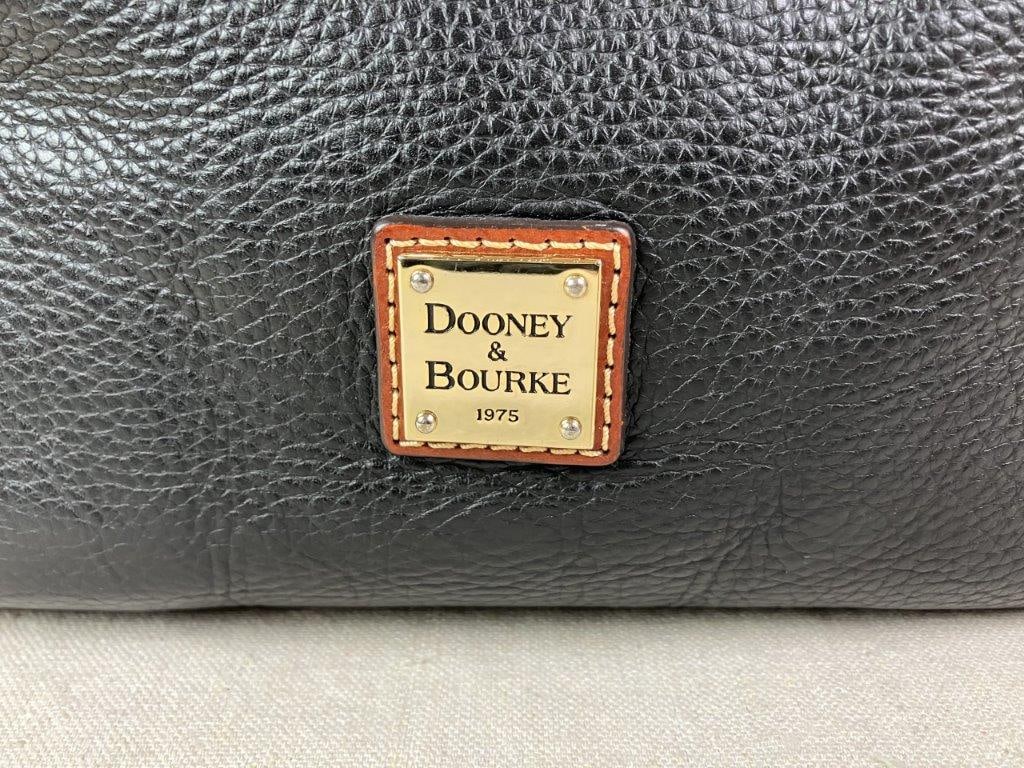 Dooney & Bourke Lexington Black Leather Shoulder Bag - 2