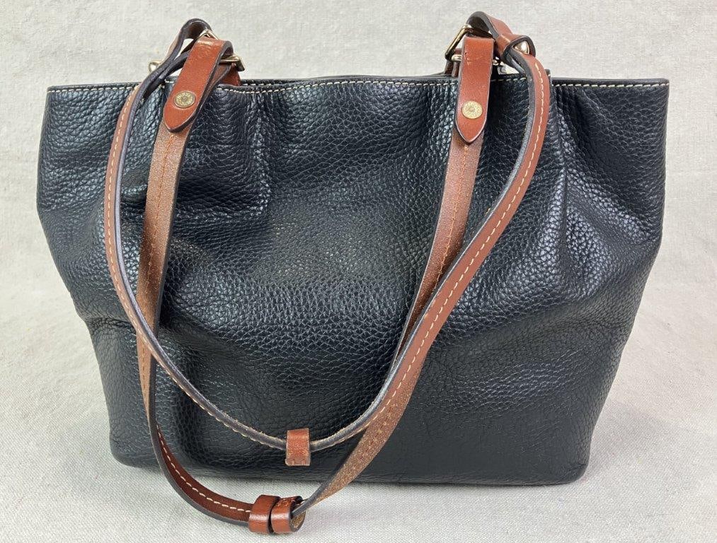 Dooney & Bourke Lexington Black Leather Shoulder Bag - 4