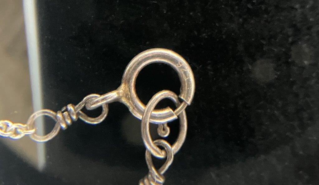 Sterling Silver Turkish Filigree Butterfly Necklace - 5