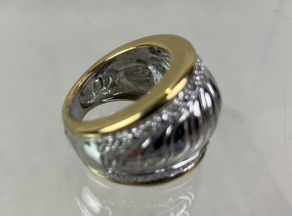 Two Statement Rings Including Sterling Example - 6