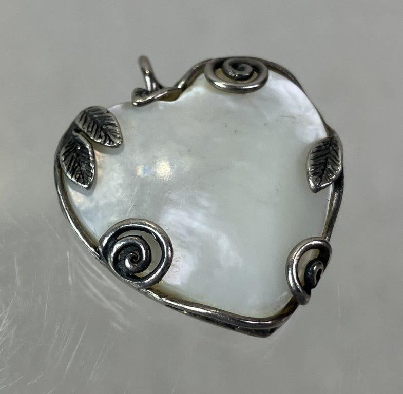 Two Sterling Silver Heart Pendants - 3