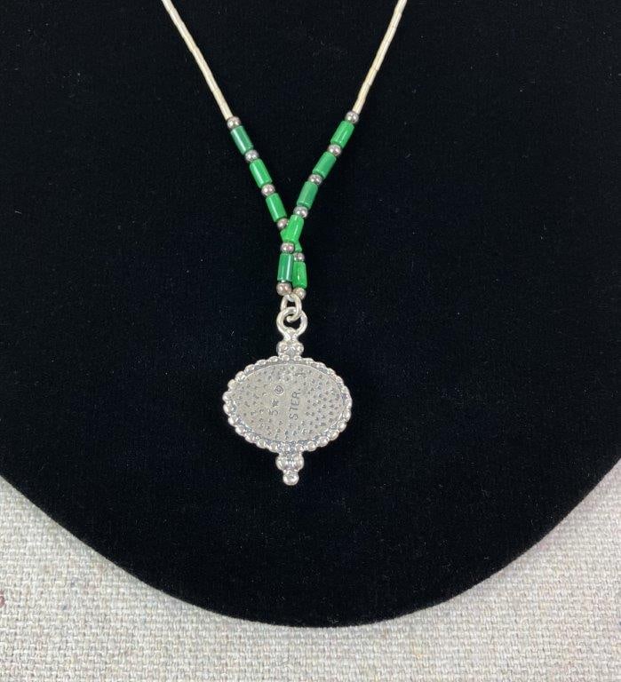 Sterling Silver and Malachite Demi-Parure - 4