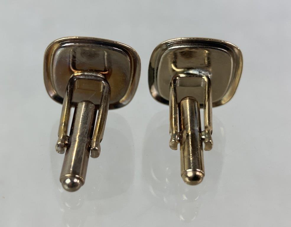 Vintage Benevolent and Protective Order of Elks Tie Clip and Cuff Links - 3