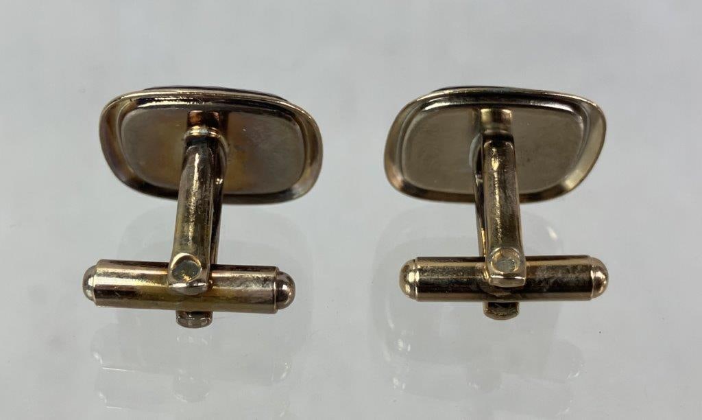 Vintage Benevolent and Protective Order of Elks Tie Clip and Cuff Links - 4