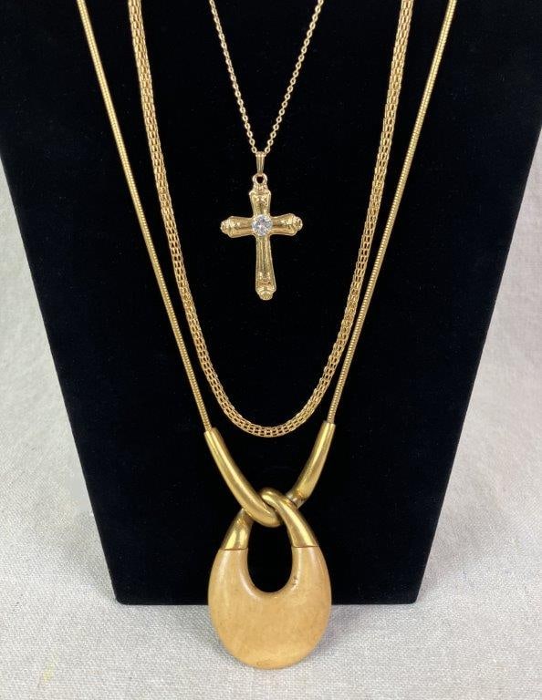 Goldtone Jewelry Assortment Including Trifari and Napier - 2