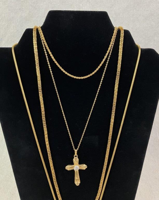 Goldtone Jewelry Assortment Including Trifari and Napier - 3