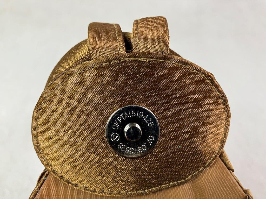 Pair of Fan-Shaped Satin Evening Bags - 16