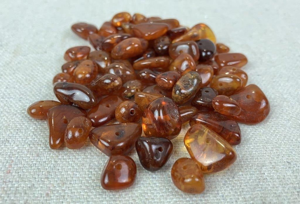Amber-Toned Bead Assortment - 4