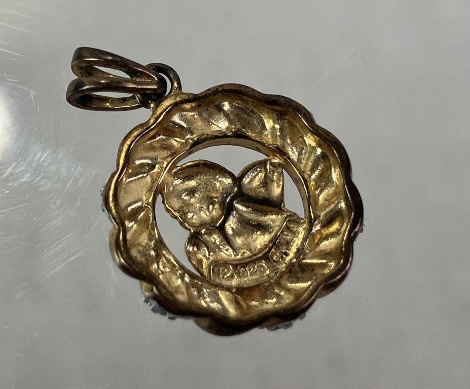 Five Sterling Silver Pendants - 5