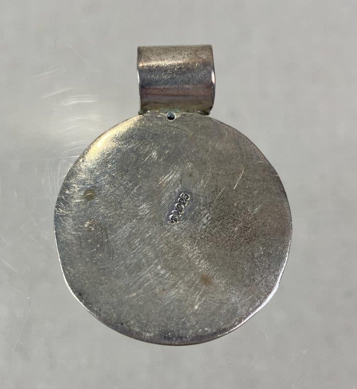 Sterling Silver Monogrammed Pendant Trio - 3