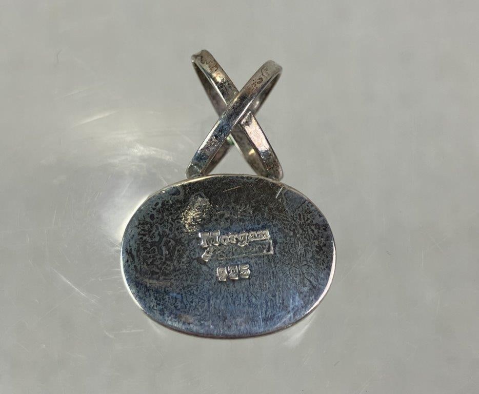 Sterling Silver Monogrammed Pendant Trio - 5