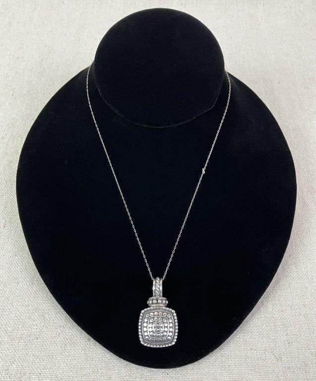 Sterling Silver Earring and Necklace Demi-Parure - 2