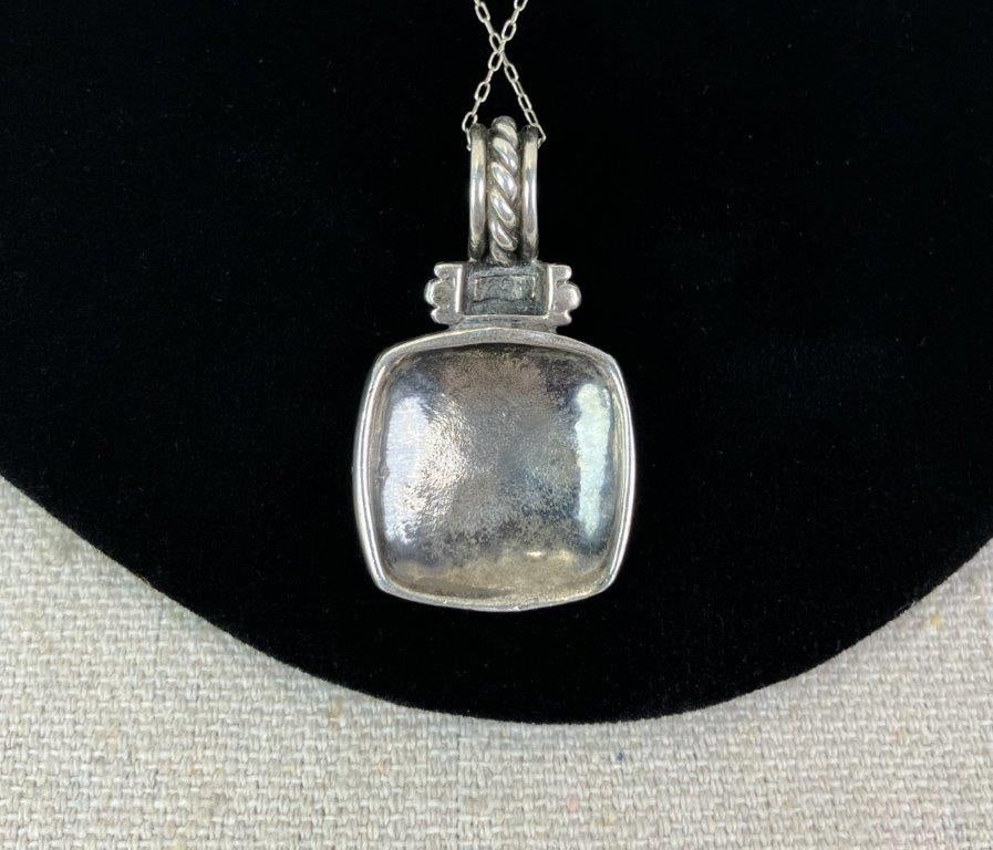 Sterling Silver Earring and Necklace Demi-Parure - 4