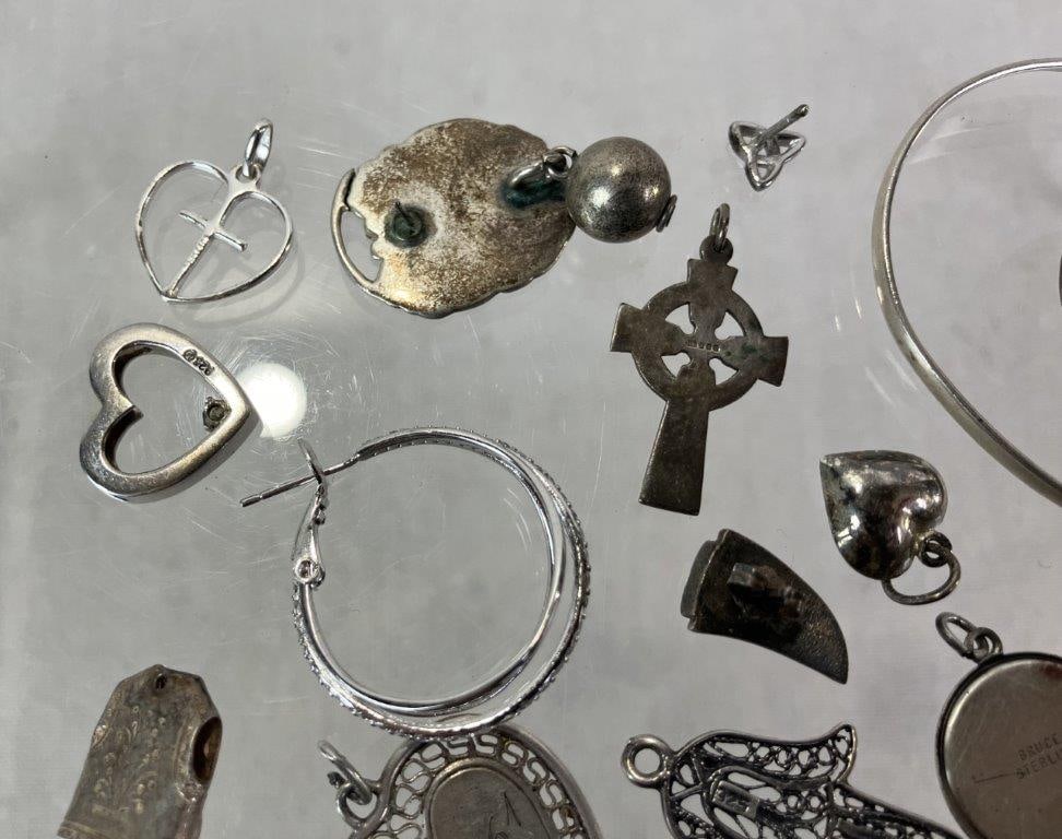 Sterling Silver Jewelry Lot - 6
