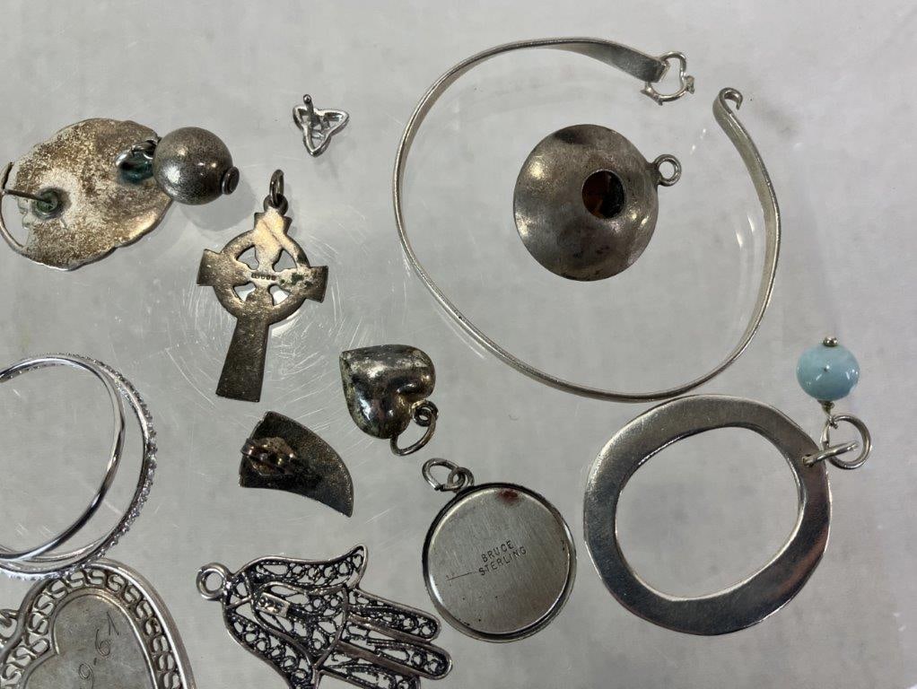 Sterling Silver Jewelry Lot - 8