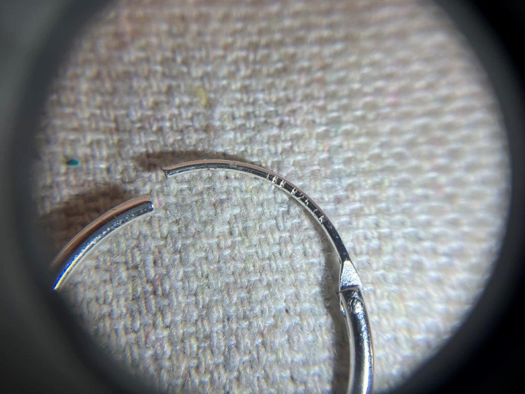 Sterling Silver Hoop Earring and Bracelet Lot - 10