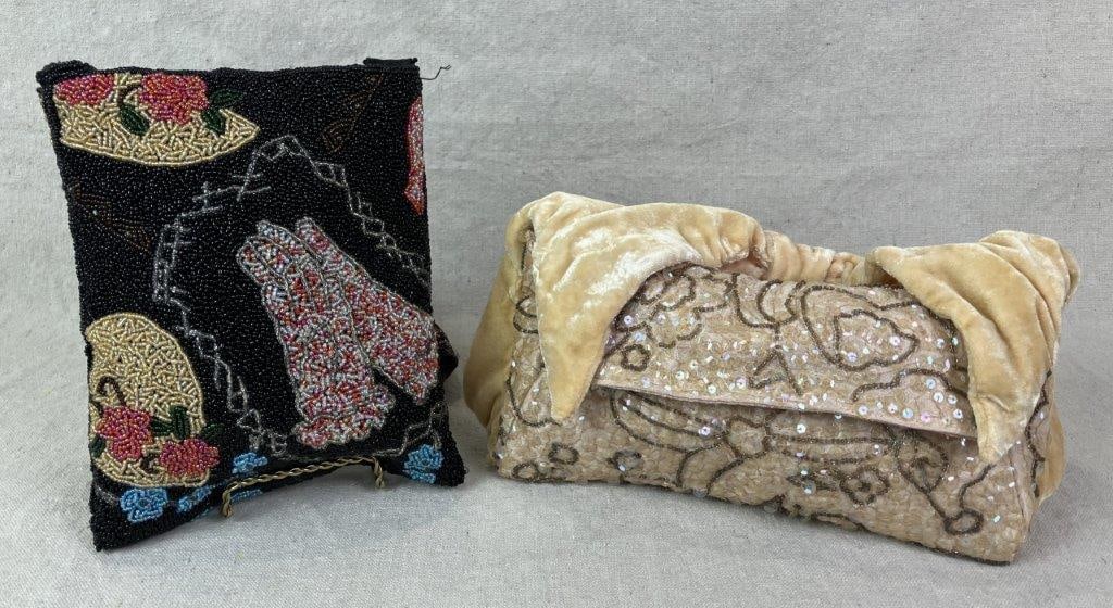 Pair of Vintage Beaded Evening Bags (1 of 20)