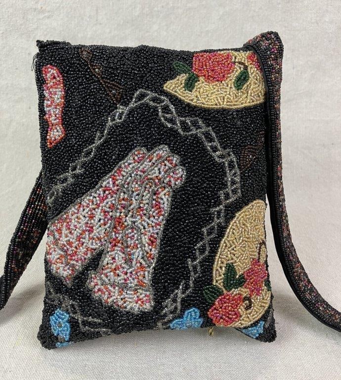 Pair of Vintage Beaded Evening Bags - 5
