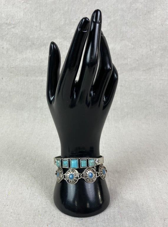 Jewelry with Black Crocodile-Pattern Vinyl Travel Jewelry Box - 10