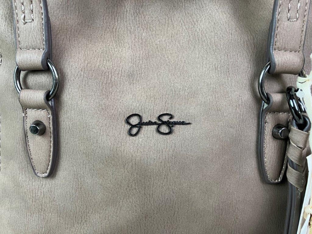 Jessica Simpson Taya Taupe Vegan Leather Shoulder Bag - 2