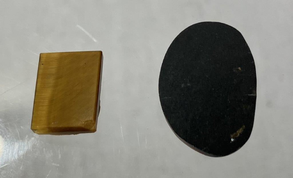 Carved Tiger's Eye and Turquoise Gemstones - 4