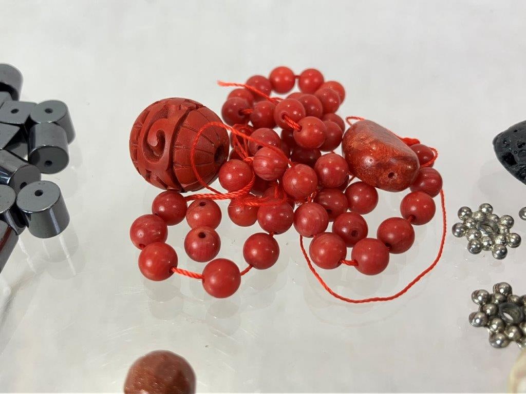 Assortment of Mixed Stone and Decorative Beads - 3