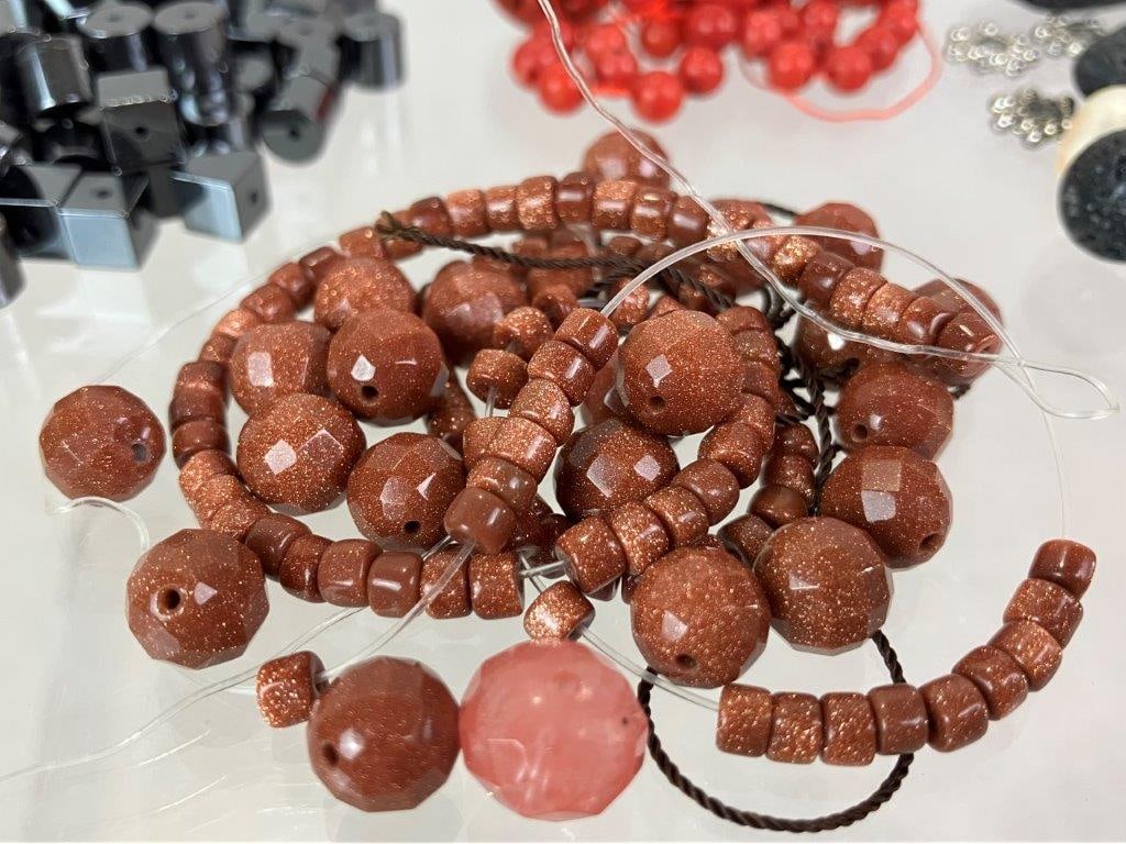 Assortment of Mixed Stone and Decorative Beads - 5