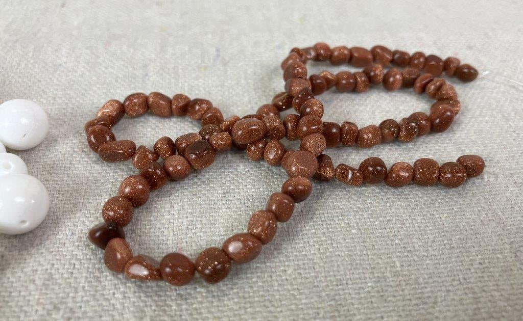 Assortment of Mixed Stone and Decorative Beads - 2