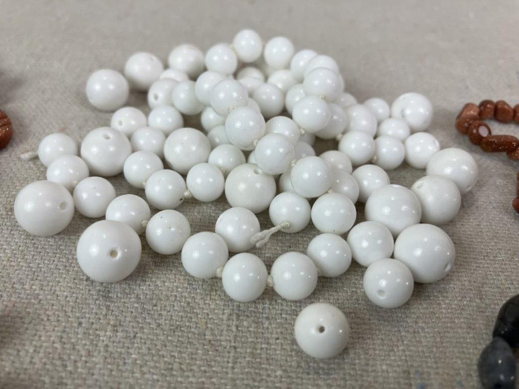 Assortment of Mixed Stone and Decorative Beads - 3