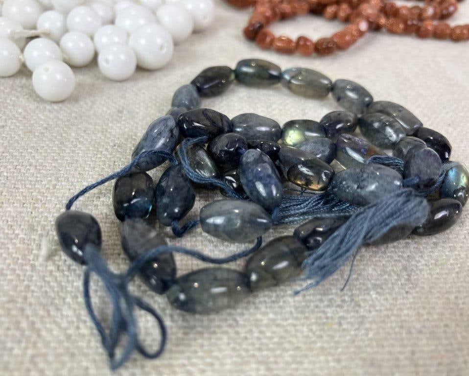 Assortment of Mixed Stone and Decorative Beads - 6