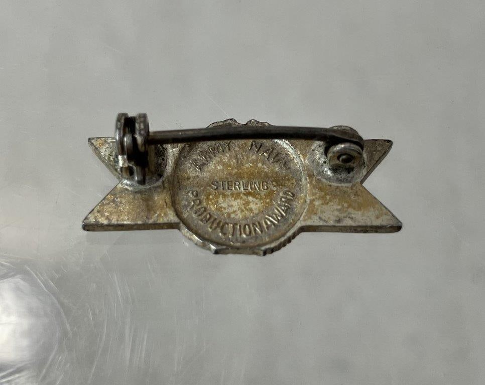 WW2 Army-Navy E Production Award Pin - 2