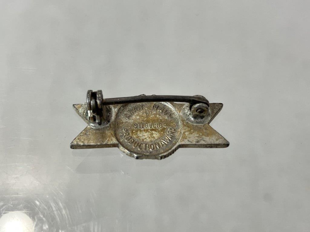 WW2 Army-Navy E Production Award Pin - 3